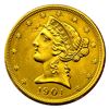 1901-S $5 Gold Half Eagle