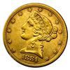 Image 1 : 1881 $5 Gold Half Eagle