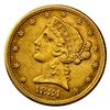 Image 1 : 1881 $5 Gold Half Eagle