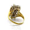 Image 4 : 14k Gold Multistone Ring, 7.64g Total Wgt Sz. 9.25