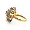 Image 5 : 14k Gold Multistone Ring, 7.64g Total Wgt Sz. 9.25