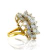 Image 6 : 14k Gold Multistone Ring, 7.64g Total Wgt Sz. 9.25