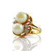 Image 2 : 10k Gold Pearl Ring, 3.7g Total Wgt. Sz. 6