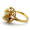 Image 3 : 10k Gold Pearl Ring, 3.7g Total Wgt. Sz. 6