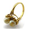 Image 8 : 10k Gold Pearl Ring, 3.7g Total Wgt. Sz. 6