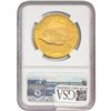 Image 2 : 1925 $20 Gold Double Eagle NGC MS62