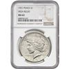 Image 1 : 1921 Silver Peace Dollar NGC MS62