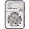 Image 6 : 1922-1923 [3] Silver Peace Dollar NGC MS61-62
