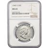 Image 2 : 1949-1963 [5] Franklin Half Dollar NGC PF/MS65-68