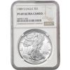 Image 8 : 1989-1992 [4] American Silver Eagle NGC PF69 ULTRA CAMEO