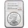 Image 6 : 2000-2003 [4] American Silver Eagle NGC PF69 ULTRA CAMEO