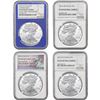 Image 1 : 2013-2016 [4] American Silver Eagle NGC PF69 ULTRA CAMEO