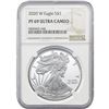 Image 2 : 2017-2020 [4] American Silver Eagle NGC PF69 ULTRA CAMEO