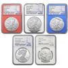Image 1 : 1993-2024 [5] ASE & Commemorative Dollar NGC MS/PF69-70