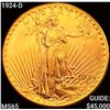 Image 1 : 1924-D $20 Gold Double Eagle GEM BU