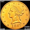 Image 1 : 1847 $10 Gold Eagle CHOICE AU