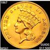 Image 1 : 1867 $3 Gold Piece UNCIRCULATED
