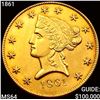 Image 1 : 1861 $10 Gold Eagle CHOICE BU