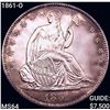 Image 1 : 1861-O Seated Liberty Half Dollar CHOICE BU