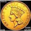 Image 1 : 1854-O $3 Gold Piece CHOICE AU