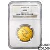 Image 1 : 1873-CC $10 LH Eagle - Gold - NGC AU 53