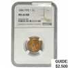 Image 1 : 1886 Indian Head Cent NGC MS64 RB, TY1