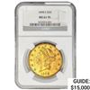 Image 1 : 1898-S $20 Gold Double Eagle NGC MS61 PL