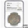 Image 1 : 1889-O Morgan Silver Dollar NGC MS64