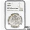 Image 1 : 1878-CC Morgan Silver Dollar NGC MS63