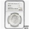 Image 1 : 1878 7/8TF Morgan Silver Dollar NGC MS63