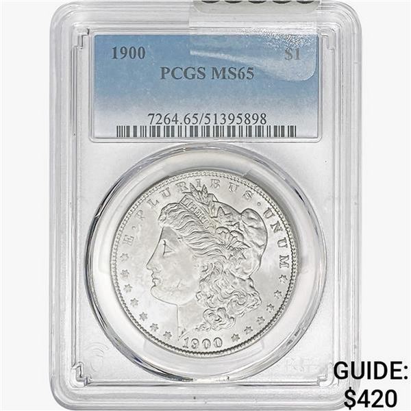 1900 Morgan Silver Dollar PCGS MS65