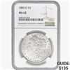 Image 1 : 1885-O Morgan Silver Dollar NGC MS62