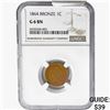 Image 1 : 1864 Indian Head Cent NGC G6 BN