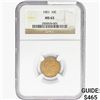 Image 1 : 1901 Barber Dime NGC MS63