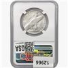 Image 2 : 1936 Bridgeport Half Dollar NGC MS65