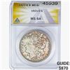 Image 1 : 1921-D Morgan Silver Dollar ANACS MS64