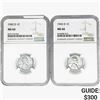 Image 1 : [2] 1943-D Wheat Cent NGC MS66