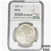 Image 1 : 1887-S Morgan Silver Dollar NGC MS62