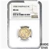 Image 1 : 1938-D Buffalo Nickel NGC MS66