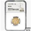 Image 1 : 1913 Buffalo Nickel NGC MS64 TY1