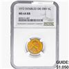Image 1 : 1972 DD Lincoln Memorial Cent NGC MS64 RB, OBV