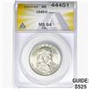 Image 1 : 1949-D Franklin Half Dollar ANACS MS64 FBL