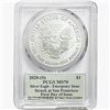 Image 2 : 2020-S Silver Eagle PCGS MS70 FDI