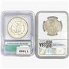 Image 2 : [2] Varied US Silver Coinage ICG/NGC MS/AG [1884-O, 1923-S]