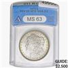 Image 1 : 1878 Rev 79 Morgan Silver Dollar ANACS MS63 VAM-202