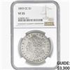 Image 1 : 1893-CC Morgan Silver Dollar NGC VF35