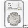 1890-CC Morgan Silver Dollar NGC AU58
