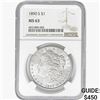 Image 1 : 1890-S Morgan Silver Dollar NGC MS63
