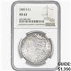 Image 1 : 1889-S Morgan Silver Dollar NGC MS63