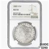 Image 1 : 1885-S Morgan Silver Dollar NGC AU53
